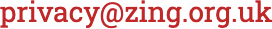 privacy at zing.org.uk